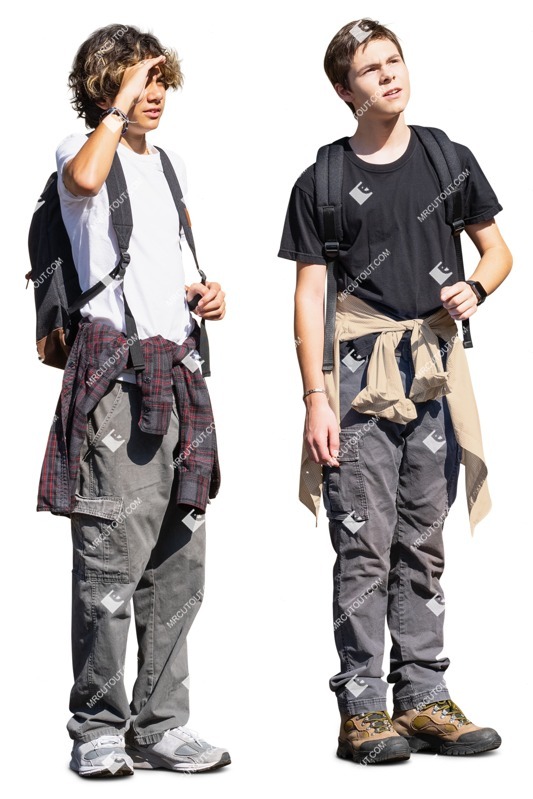 Group of friends standing people png (19633)