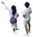 Group of friends standing png people (20355) - miniature