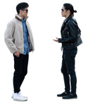 Group of friends standing people png (20281) - miniature