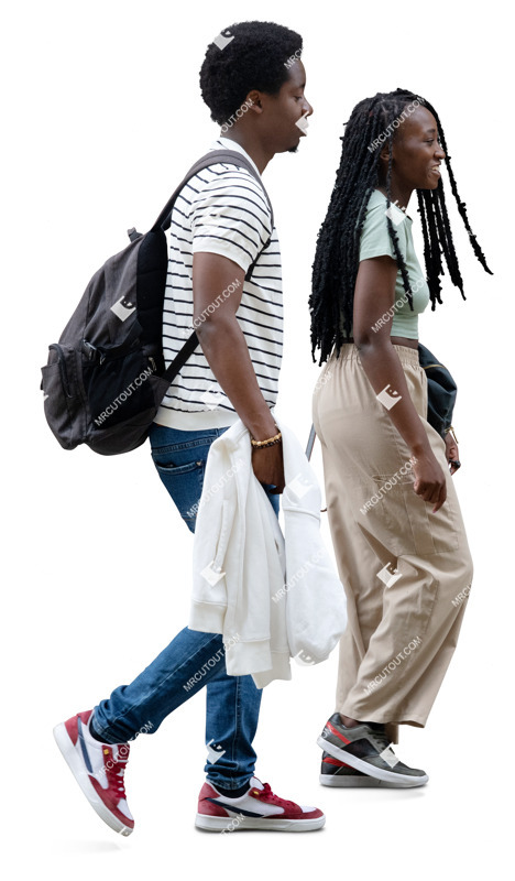 Group of friends walking photoshop people (20277)