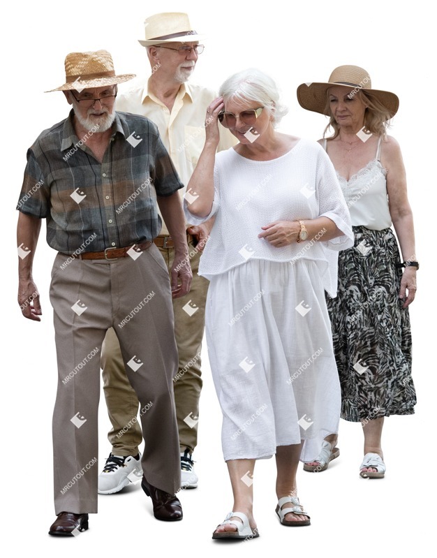 Group of friends walking photoshop people (18017)