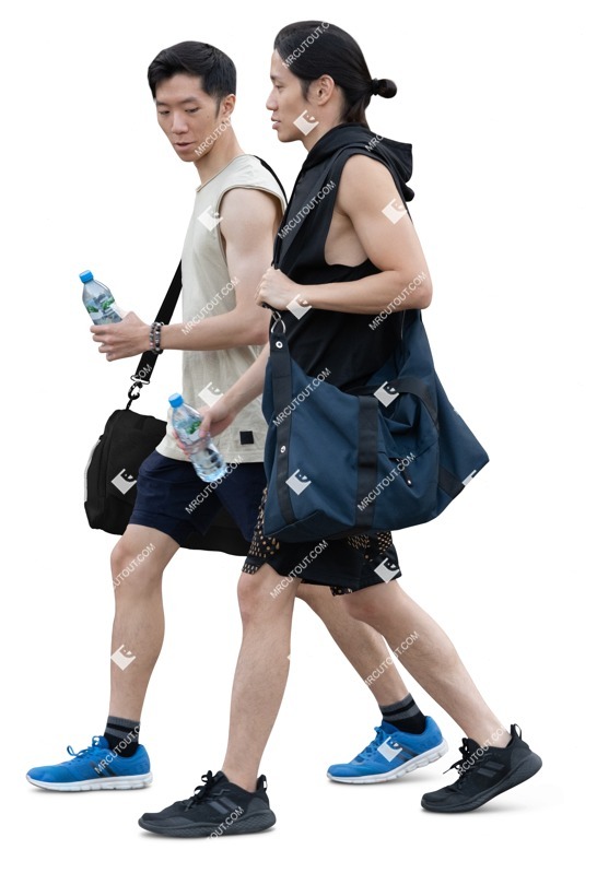 Group of friends walking person png (17751)