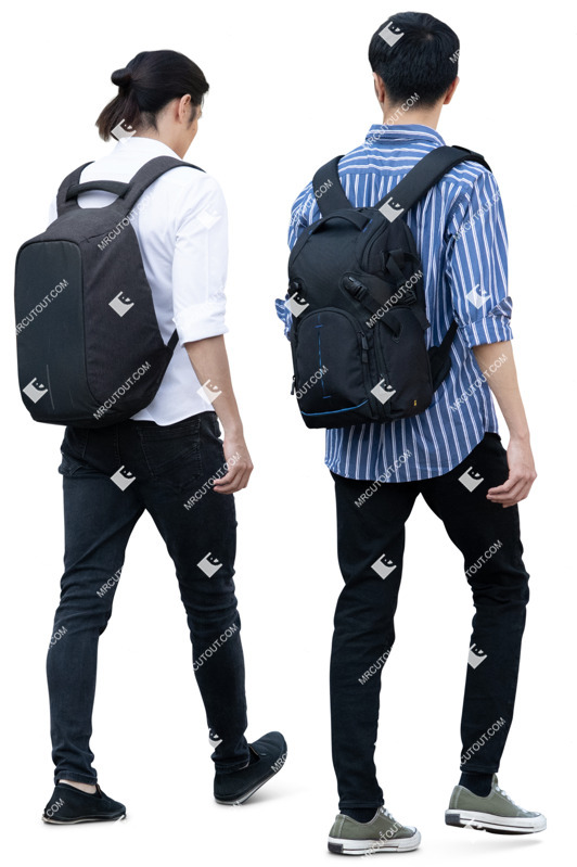 Group of friends walking people png (20017)