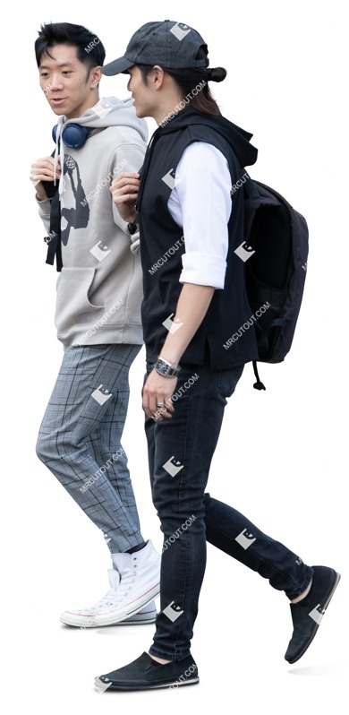 Group of friends walking people png (19573)