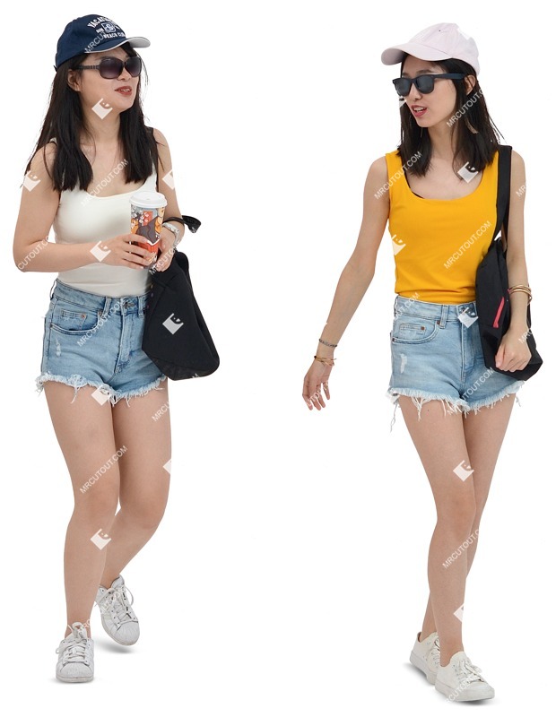 Group of friends walking people png (9956)