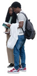 Group of friends with a book people png (20278) - miniature