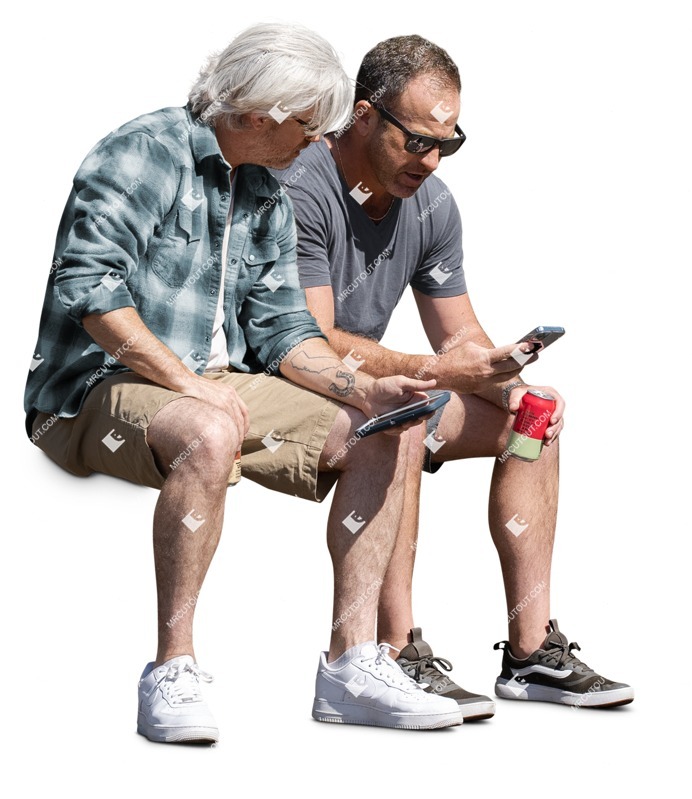 Group of friends with a smartphone drinking people png (16806)