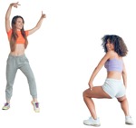 Group of teenagers dancing people png (11227) | MrCutout.com - miniature