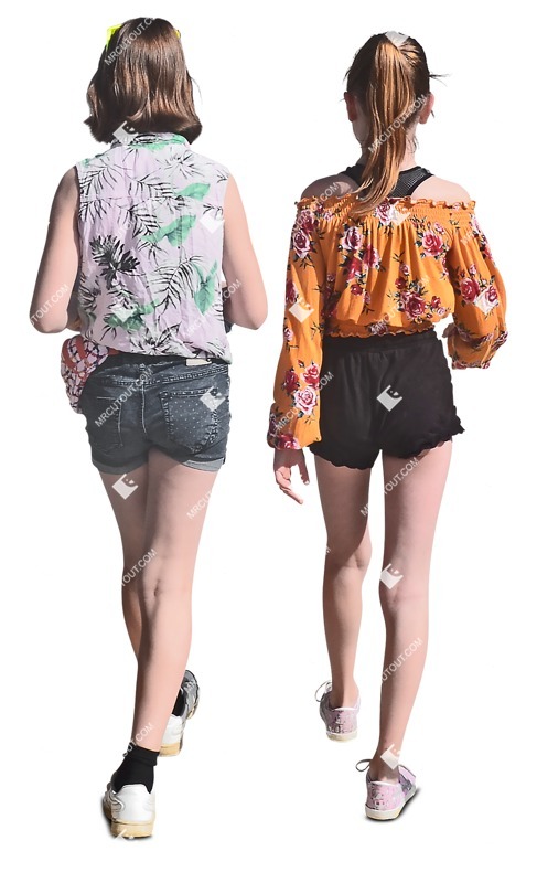 Group of teenagers walking person png (7807)