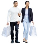 Group shopping people png (11405) - miniature