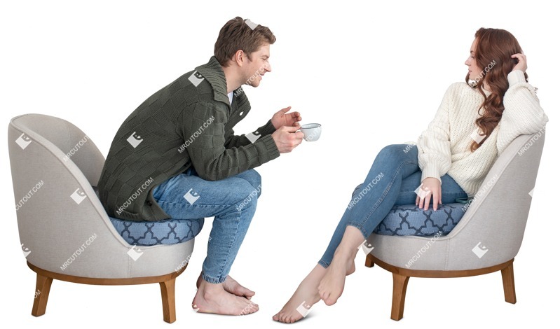 Group sitting photoshop people (13311)