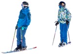 Cut out people - Group Skiing 0004 | MrCutout.com - miniature