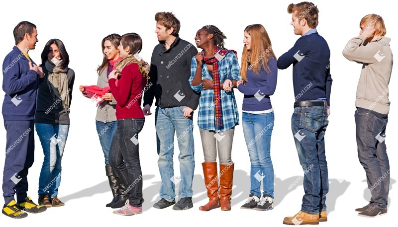 Group standing people png (3560)