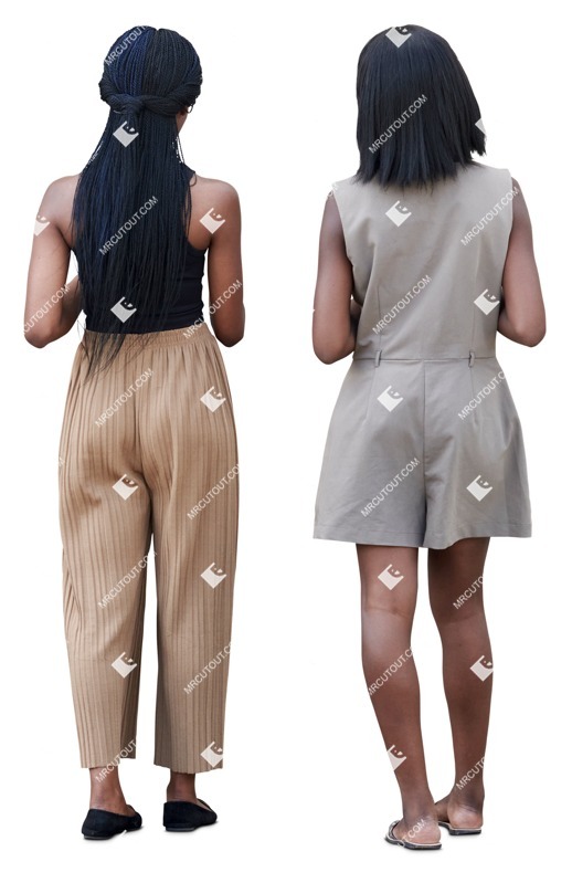 Group standing cut out people (19602)