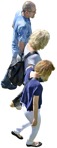 Group walking  (4552) - miniature