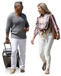 Group with a baggage walking people png (15507) | MrCutout.com - miniature
