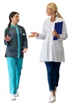 Group with a nurse  (8219) - miniature