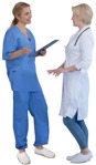 Group with a nurse people png (11522) - miniature
