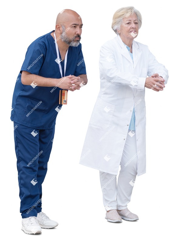 Group with a nurse human png (18596)