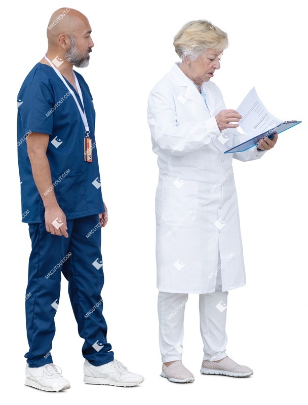 Group with a nurse human png (18595)