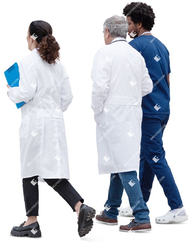 Group with a nurse people png (18112)