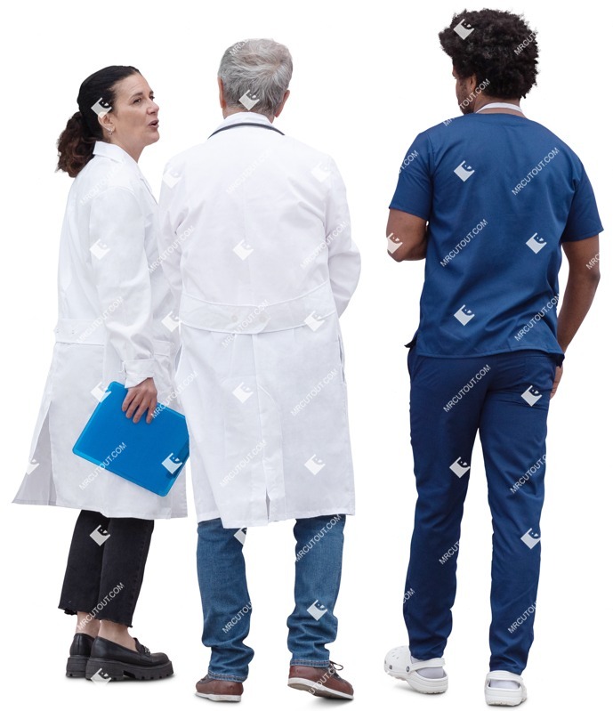 Group with a nurse people png (19953)