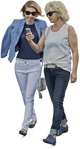 Group with a smartphone walking people png (4746) - miniature