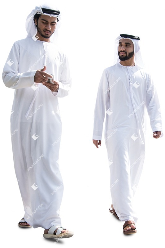 Group with a smartphone walking people png (4836)
