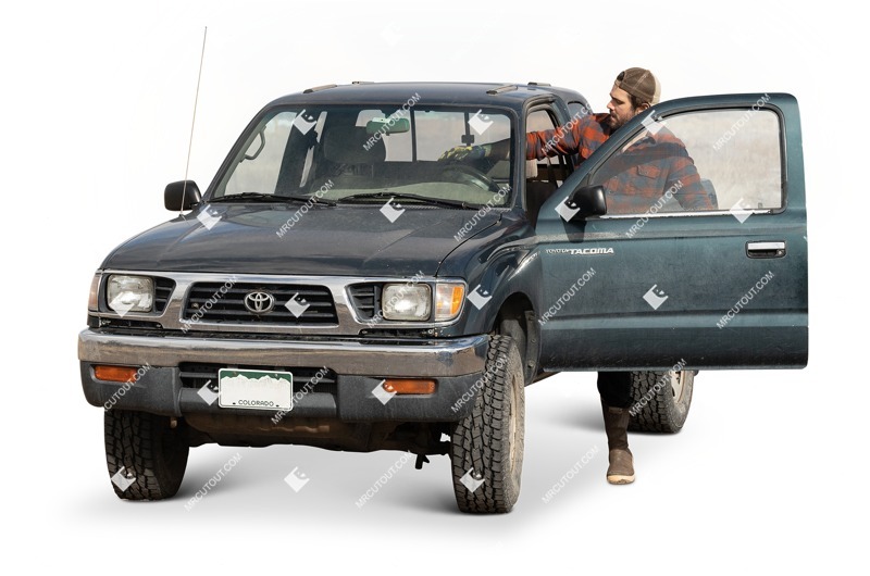 Man cut out pictures (19515)