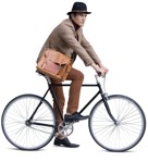 Man cycling  (5588) - miniature