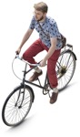 Man cycling  (3837) - miniature