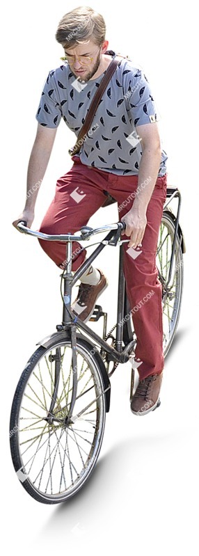Man cycling people png (3646)