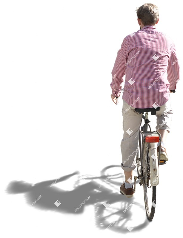 Man cycling human png (4543)