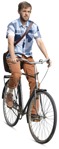 Man cycling person png (3063) - miniature
