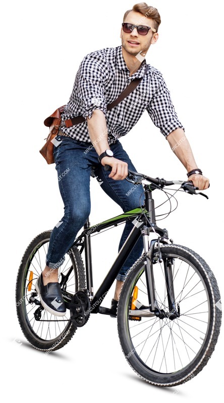 Man cycling people png (4955)
