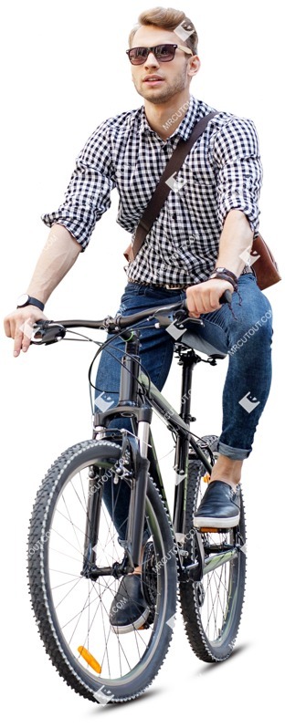 Man cycling people png (4956)
