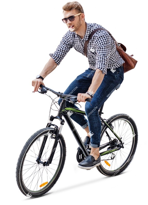 Man cycling human png (5259)