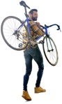 Man cycling  (9007) - miniature