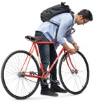 Man cycling people png (12400) - miniature