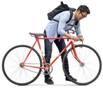 Man cycling people png (12402) - miniature