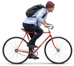Man cycling  (12231) - miniature