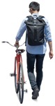Man cycling cut out pictures (12483) - miniature