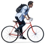 Man cycling people png (12490) - miniature