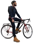 Man cycling people png (12616) - miniature
