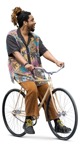 Man cycling person png (13069) | MrCutout.com - miniature