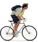 Man cycling png people (13253) | MrCutout.com - miniature