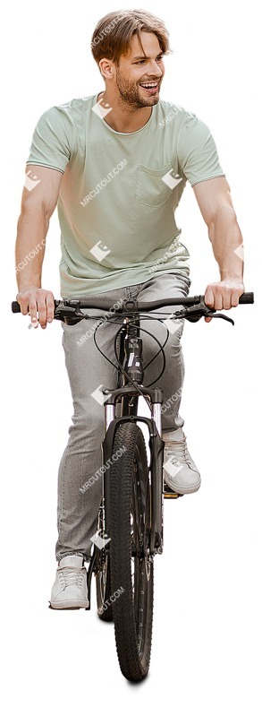 Man cycling human png (12365)