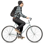 Man cycling png people (14553) | MrCutout.com - miniature