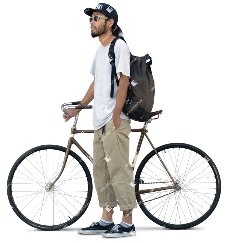 Man cycling people png (15227)