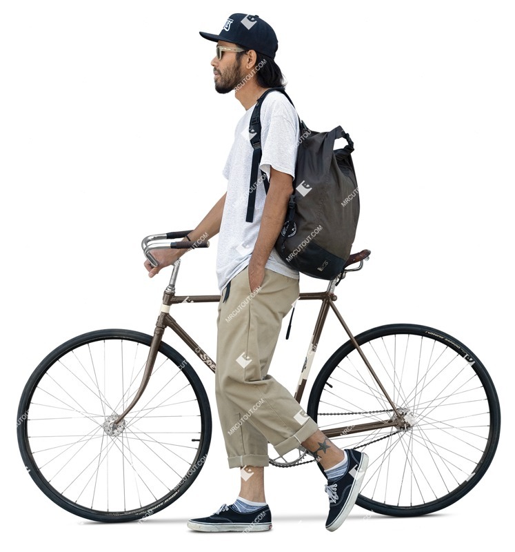 Man cycling people png (14450)